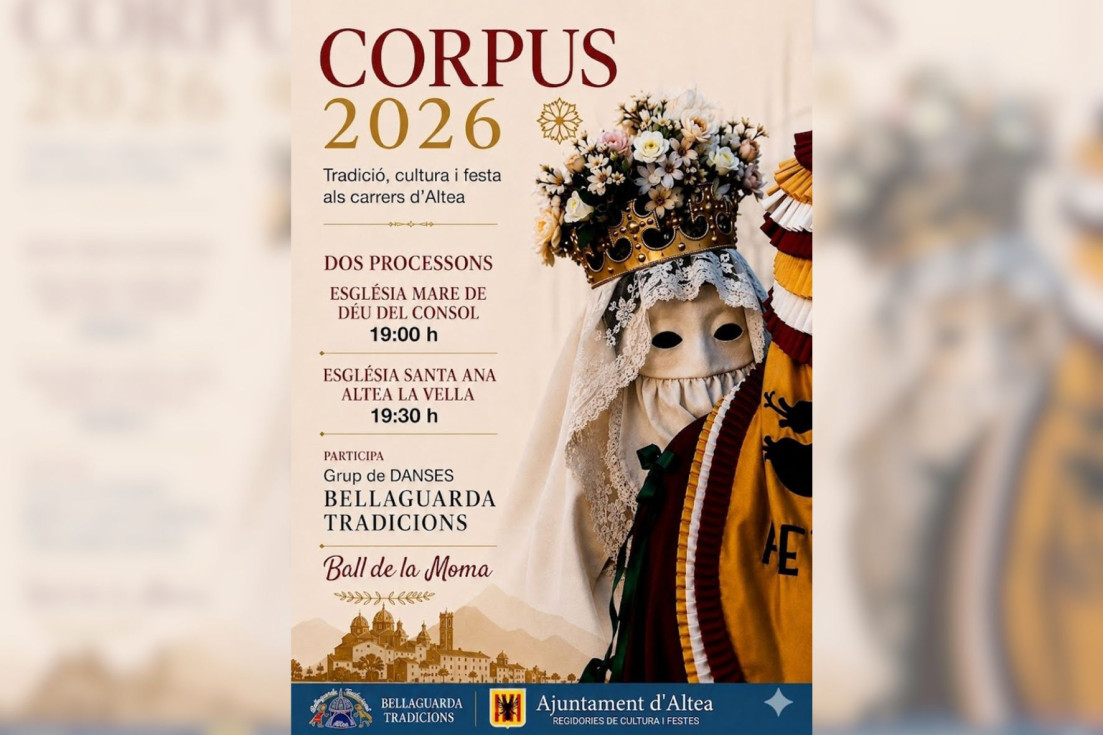 Cartel corpus christi altea