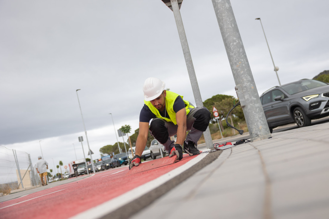l’Alfàs del Pi trabajos instalación sensores visitantes