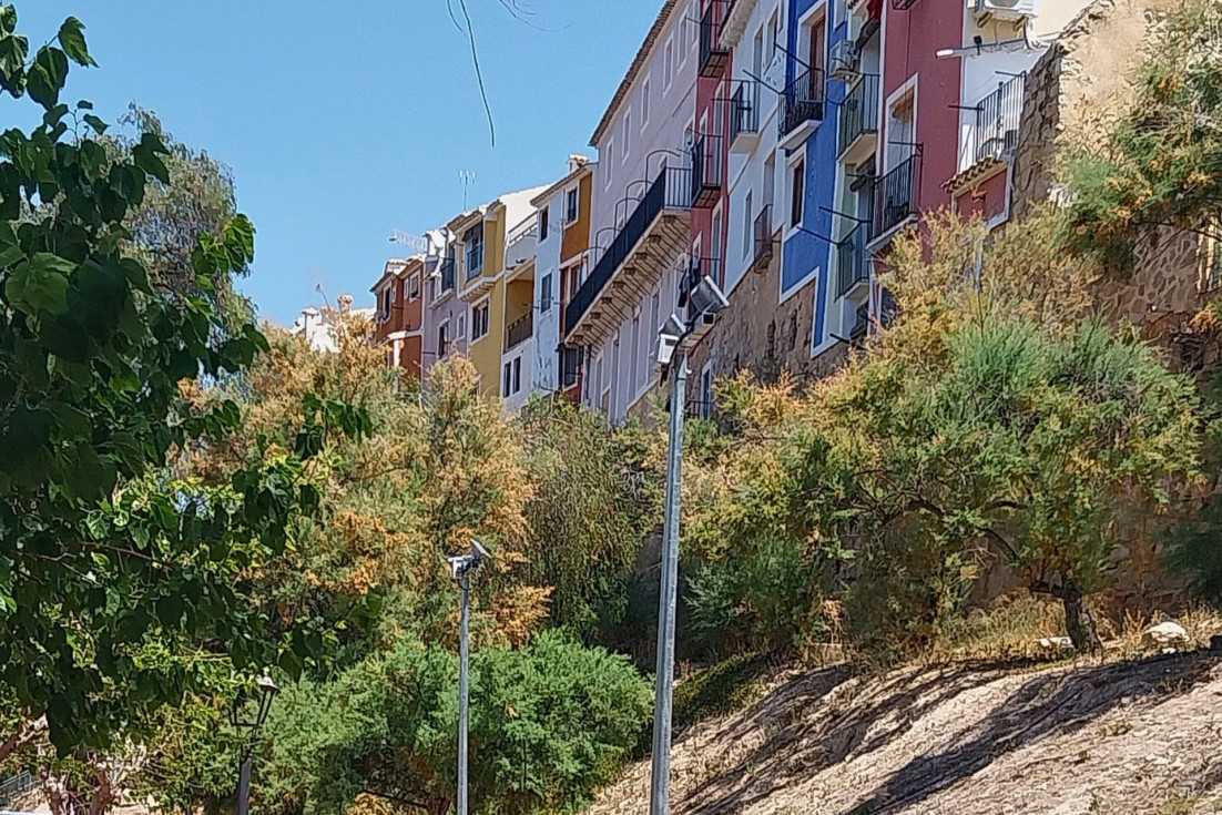 nueva iluminación LED murallas casco histórico Villajoyosa