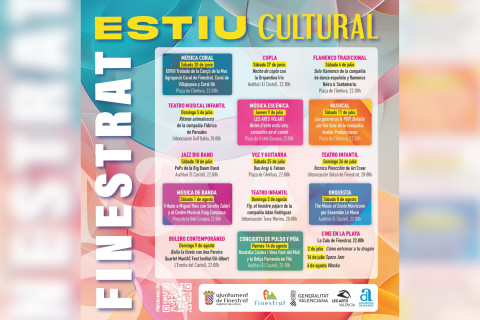 Finestrat convierte sus noches de verano en un gran escenario cultural con propuestas gratuitas hasta agosto