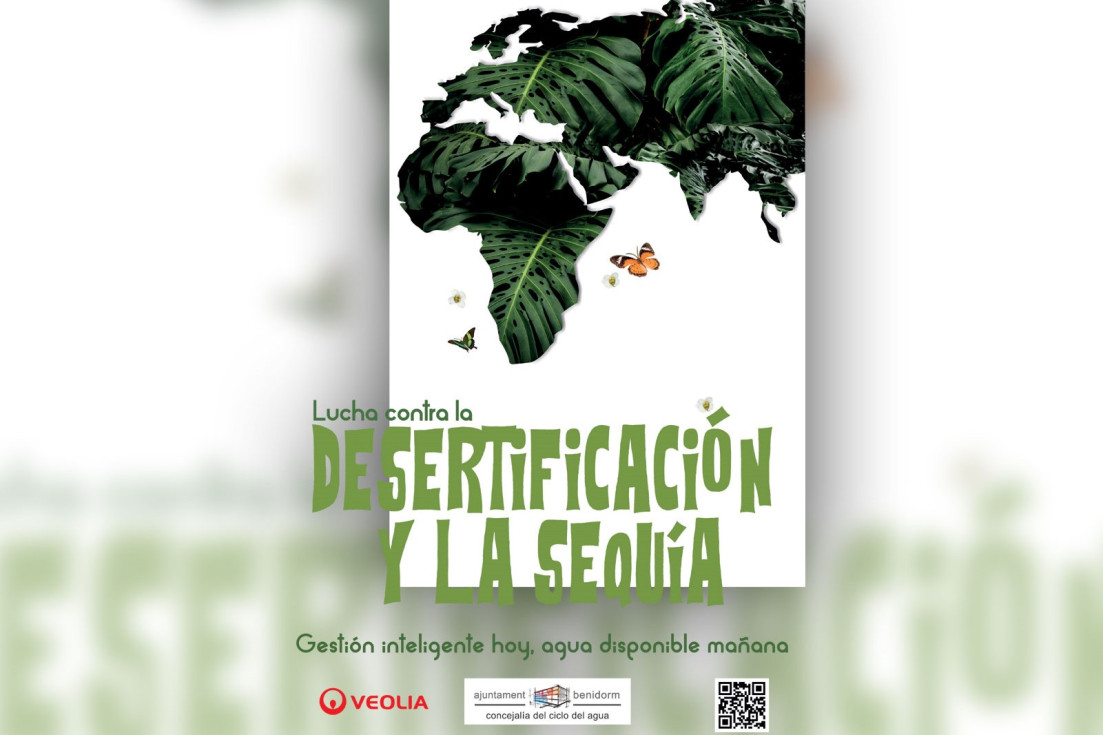Benidorm impulsa una campaña de concienciación para combatir la desertificación y promover el uso eficiente del agua