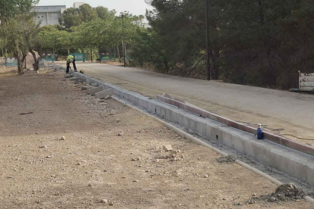 Benidorm cerramiento zona acampada albergue juvenil Séquia Mare