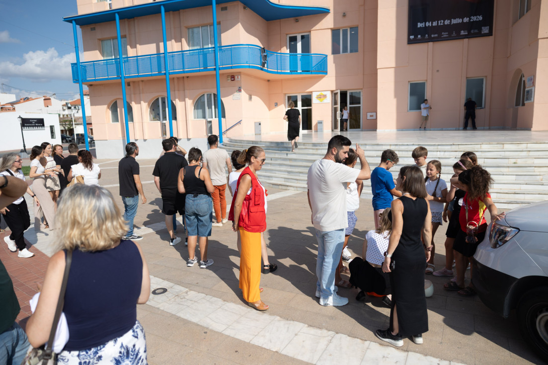 evacuación simulacro Casa Cultura L’Alfàs