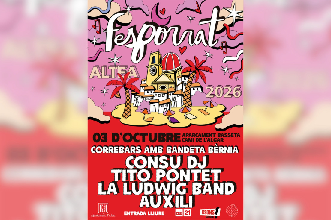 Cartel Fesporrat Altea 2026