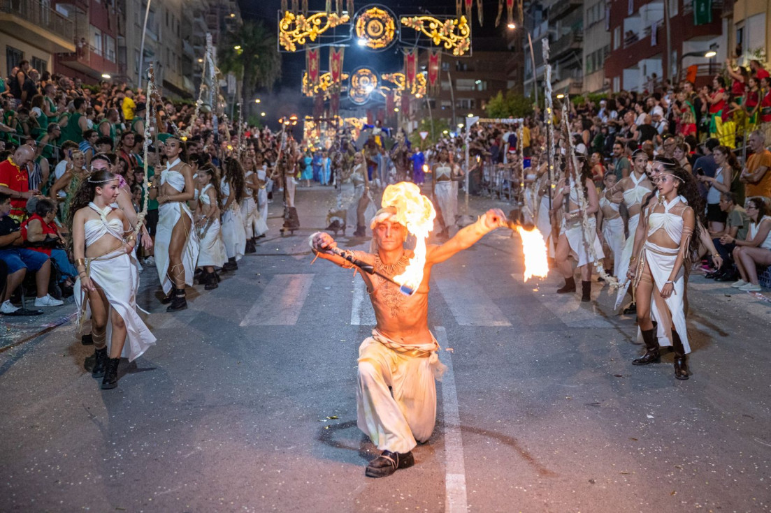 fuego Desfile moro Villajoyosa 2026
