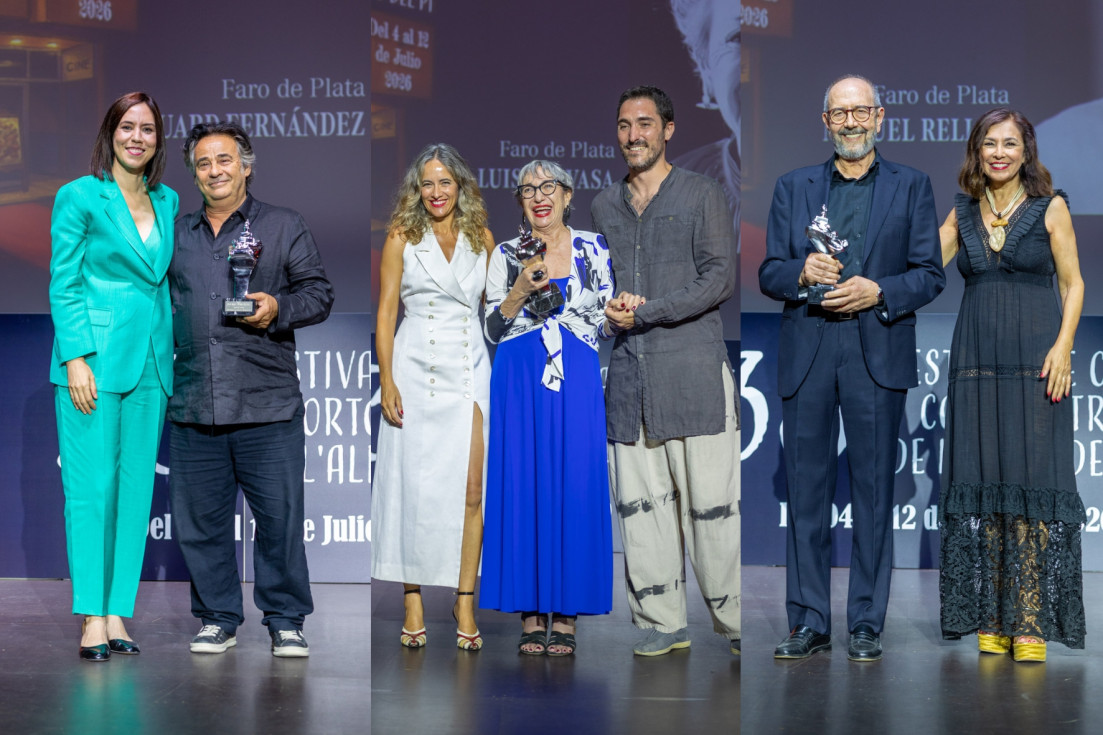 Eduard Fernández Miguel Rellán Luisa Gavasa gala Faro Plata Festival Cine l’Alfàs