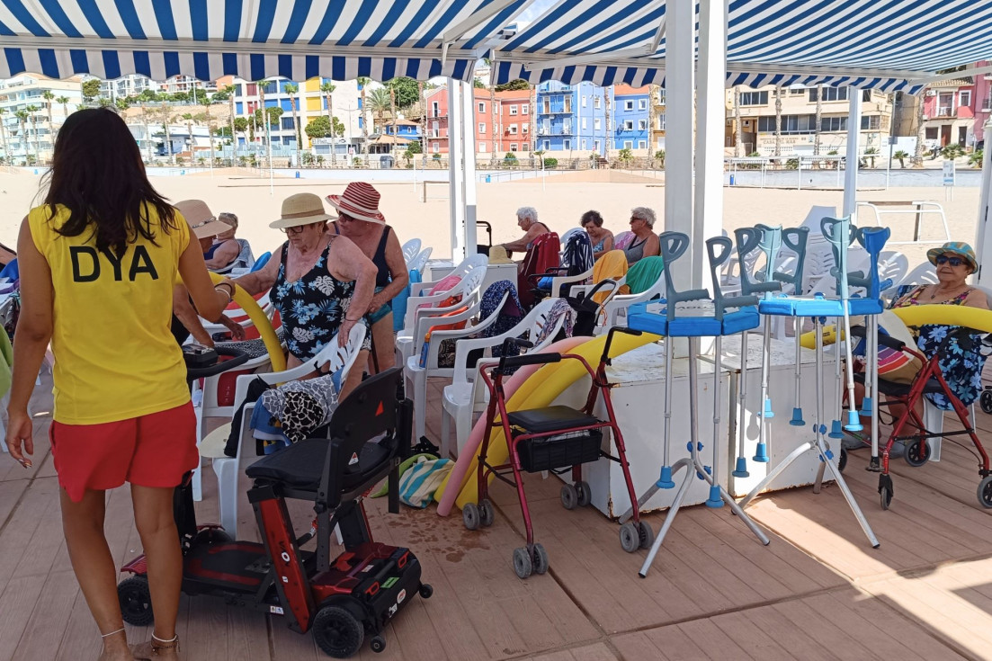 Playa accesible 2026 playa centro Villajoyosa