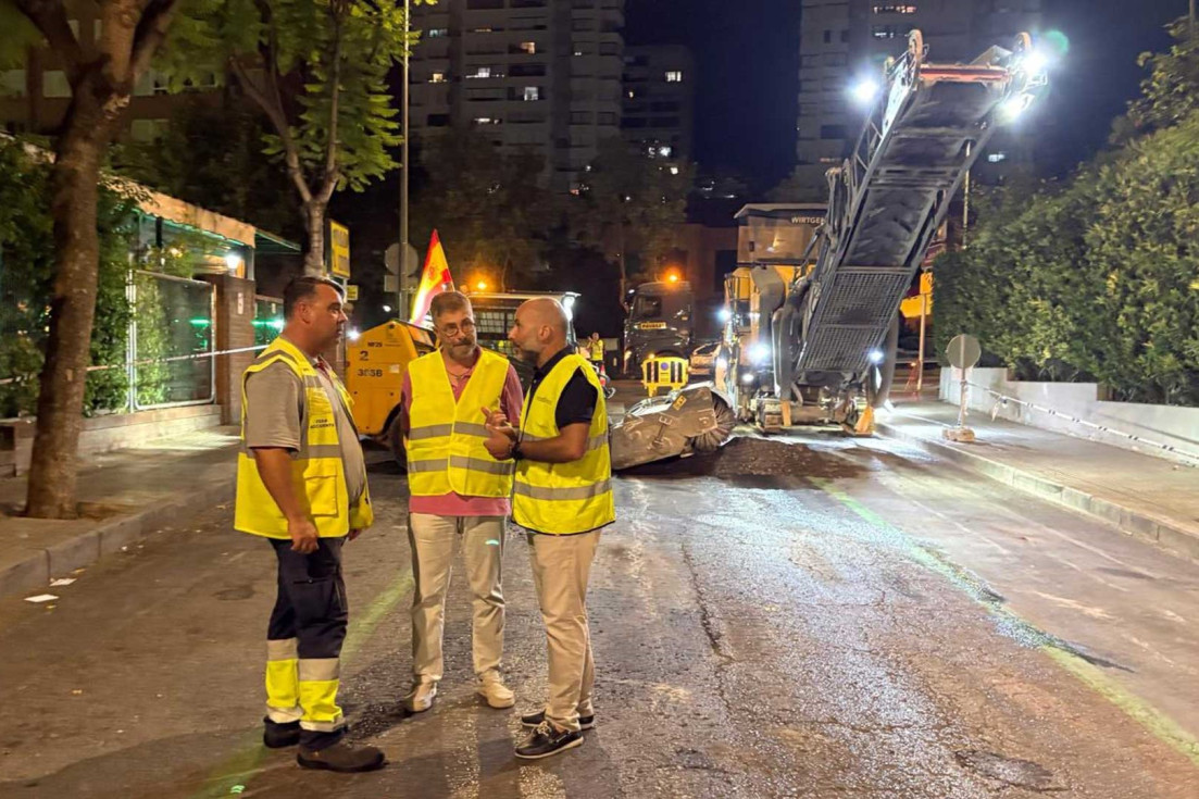 benidorm asfaltado calles francis muñoz