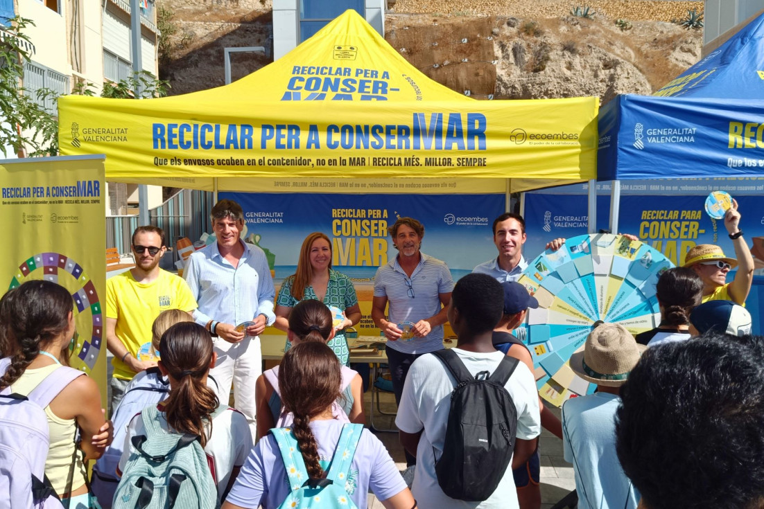 Villajoyosa campaña Reciclar para ConserMar