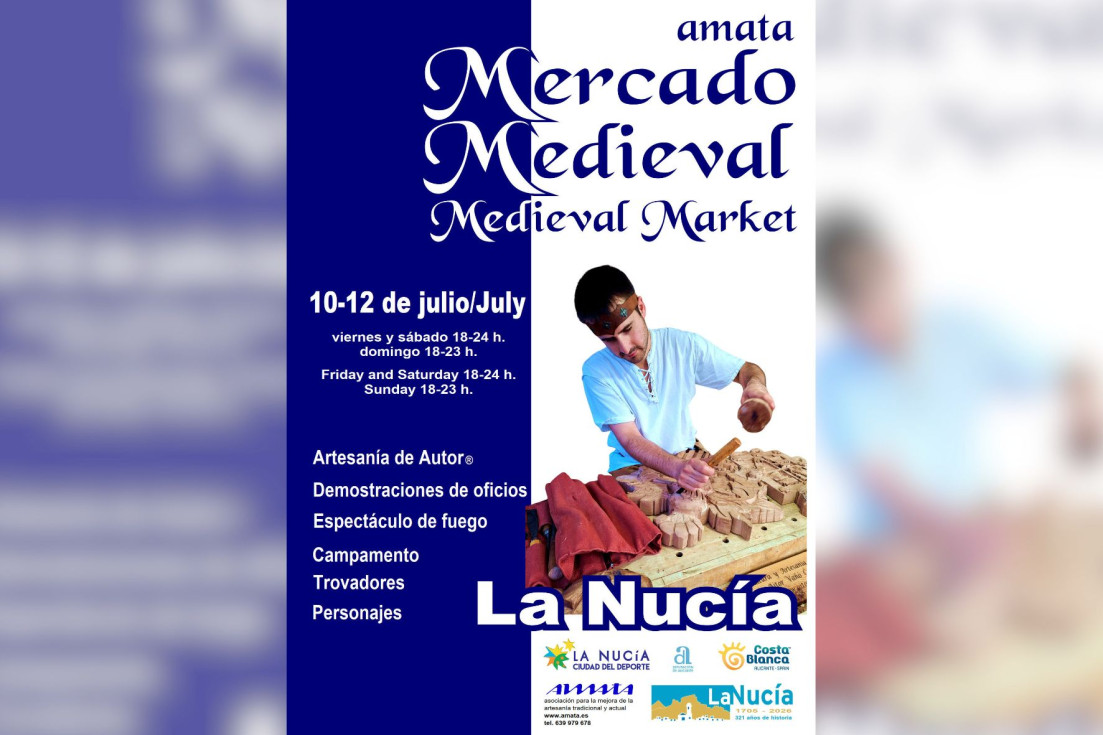 Cartel Mercado Medieval La Nucía