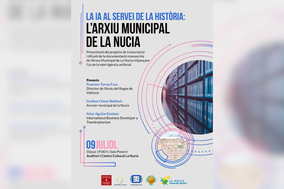 9 juliol La Nucía IA en el Archivo Histórico