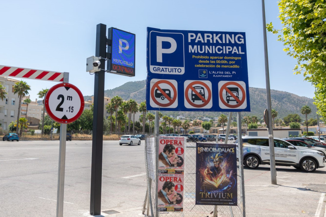 l’Alfàs Destino Turístico Inteligente DTI parking inteligente