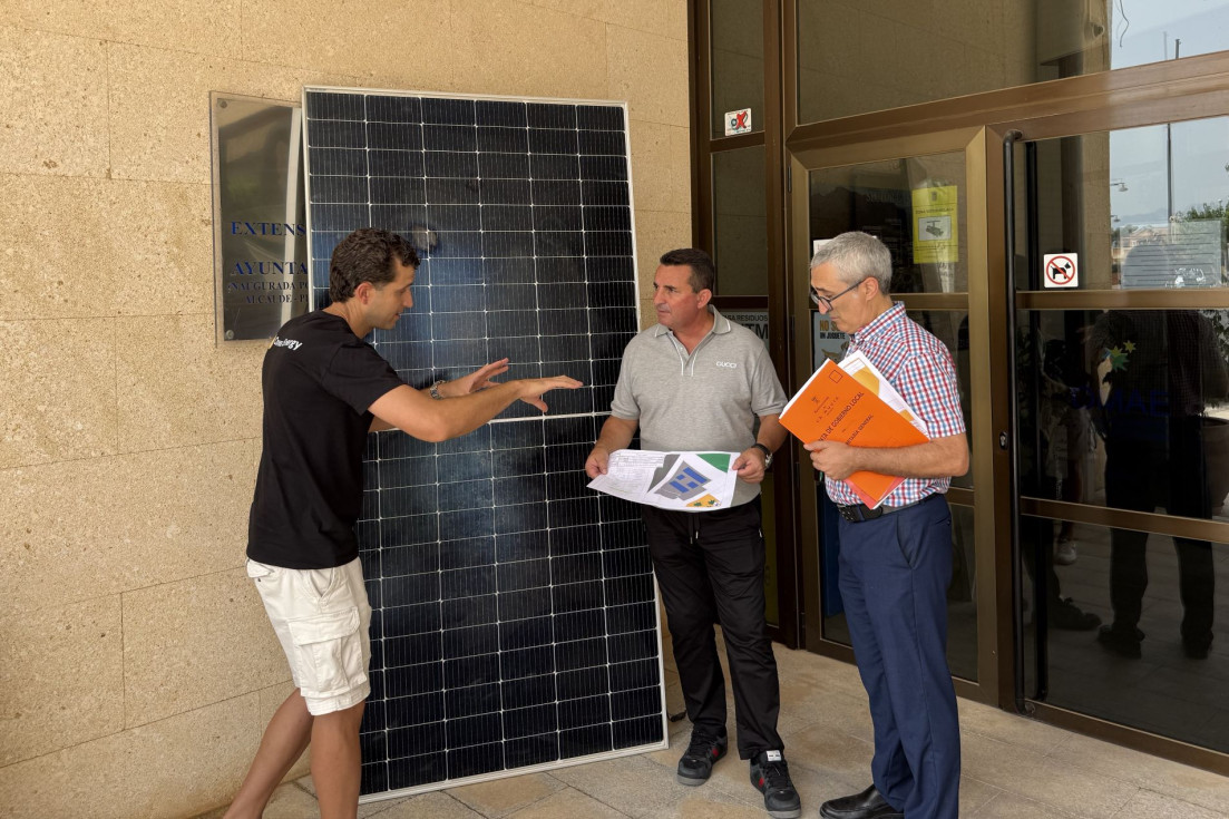 Paneles solares extensión administrativa calle barbados la nucía
