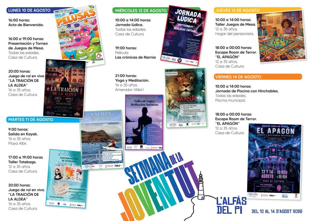 Cartel Setmana Joventut l'alfàs 2026