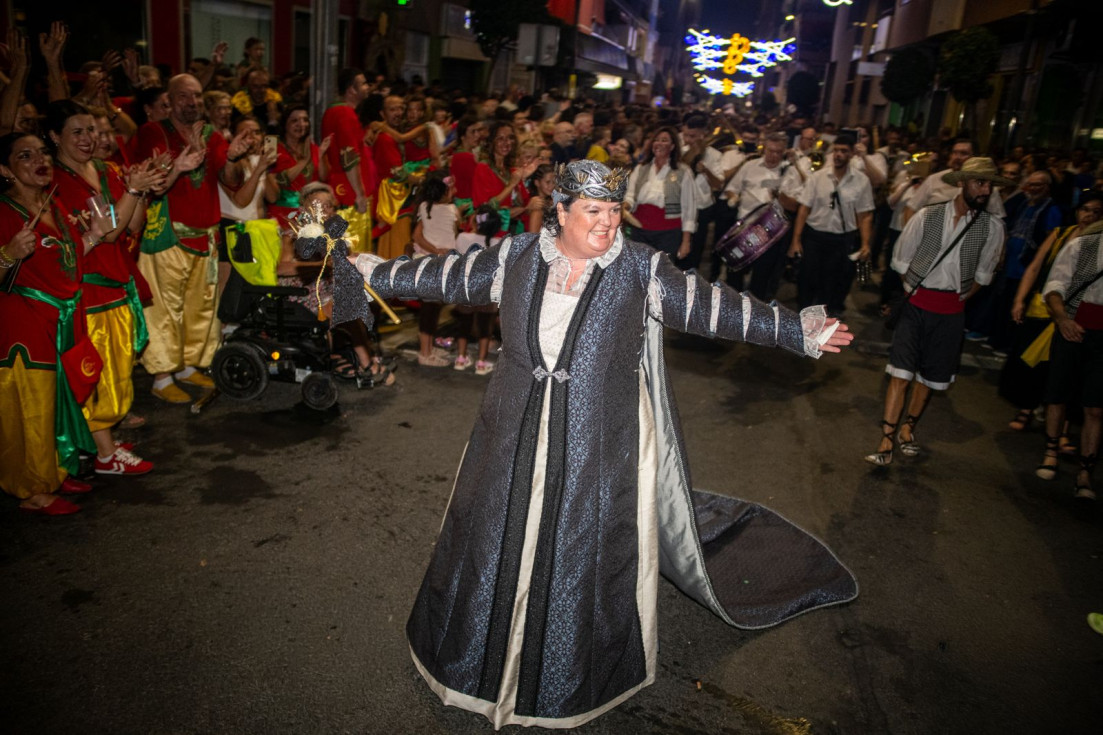Entrada de Bandas Moros y Cristianos Villajoyosa 2026 reina cristiana