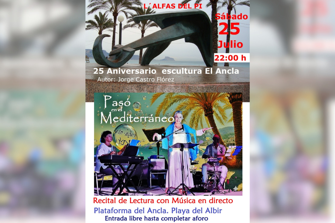 cartel 25 aniversario ancla l'albir alfàs