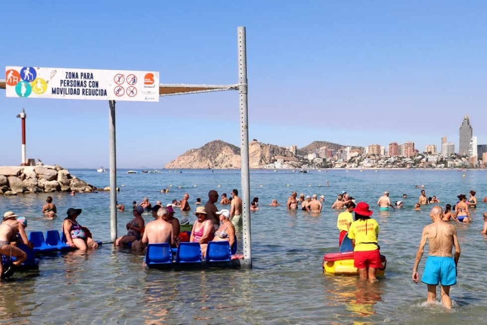 servicios movilidad reducida playas Benidorm