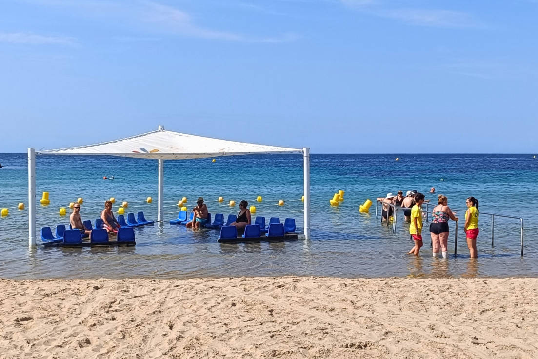 agua Playa Centro accesible 2026 Villajoyosa