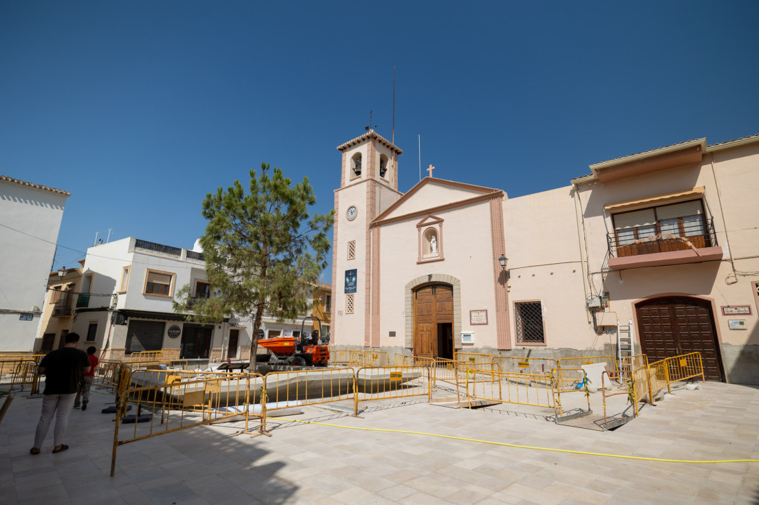 obras calle Federico García Lorca Plaza Mayor l'Alfàs julio 2026