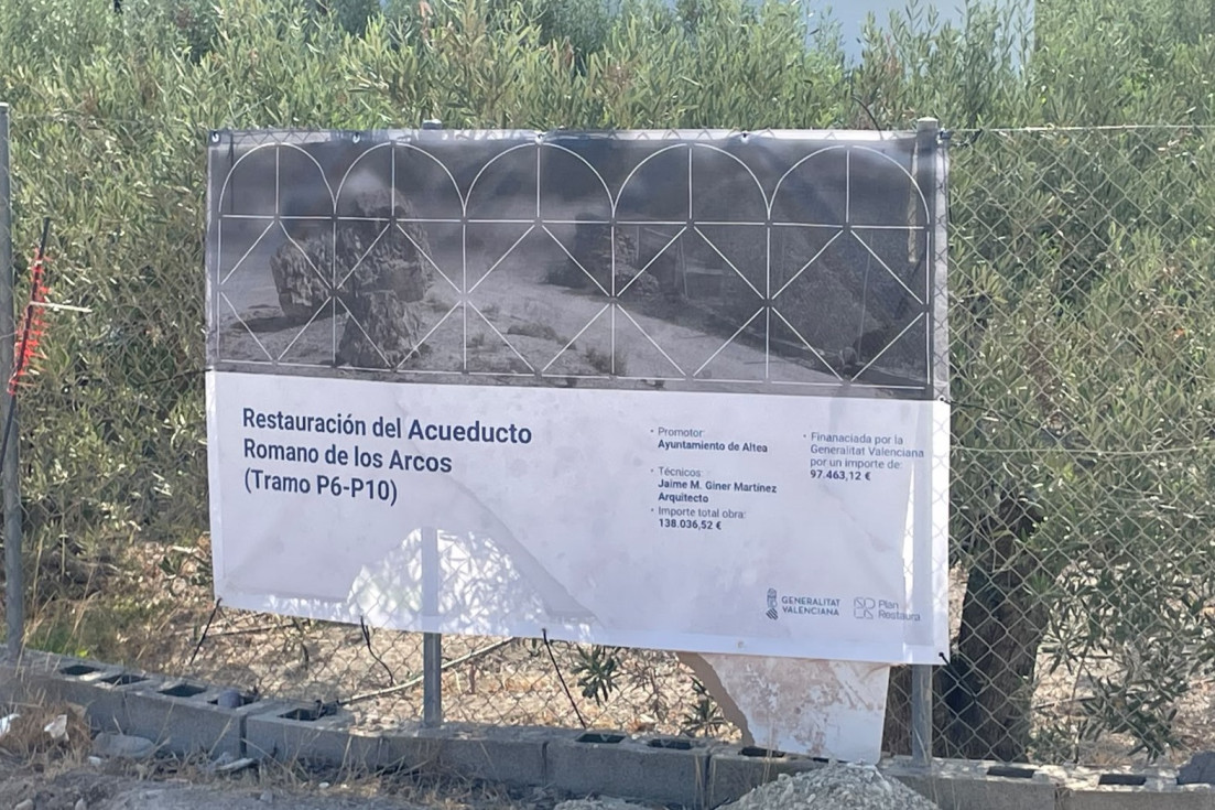 Obras Els Arcs Altea 2026 cartel