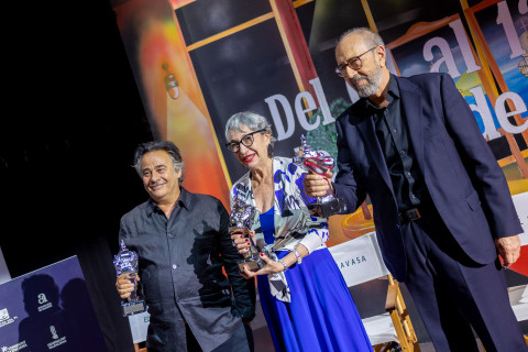 Eduard Fern&aacute;ndez, Miguel Rell&aacute;n y Luisa Gavasa reciben el Faro de Plata del Festival de Cine de l&rsquo;Alf&agrave;s