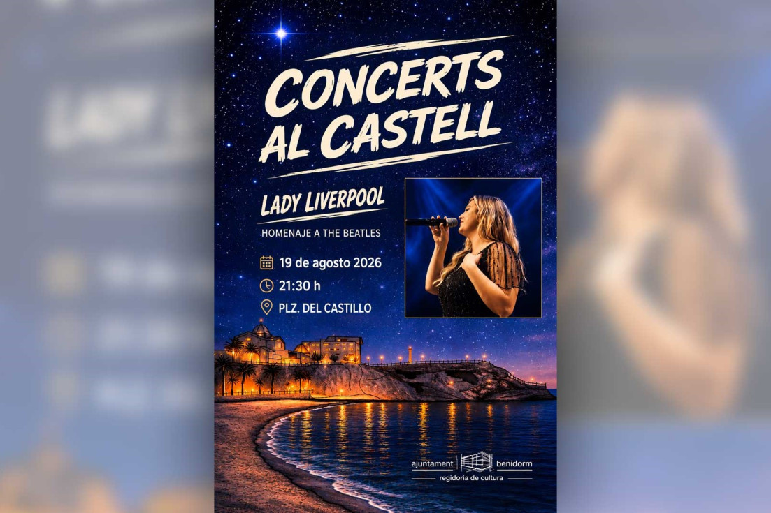 ‘Concerts al Castell’ se despide esta noche en Benidorm con un homenaje a The Beatles