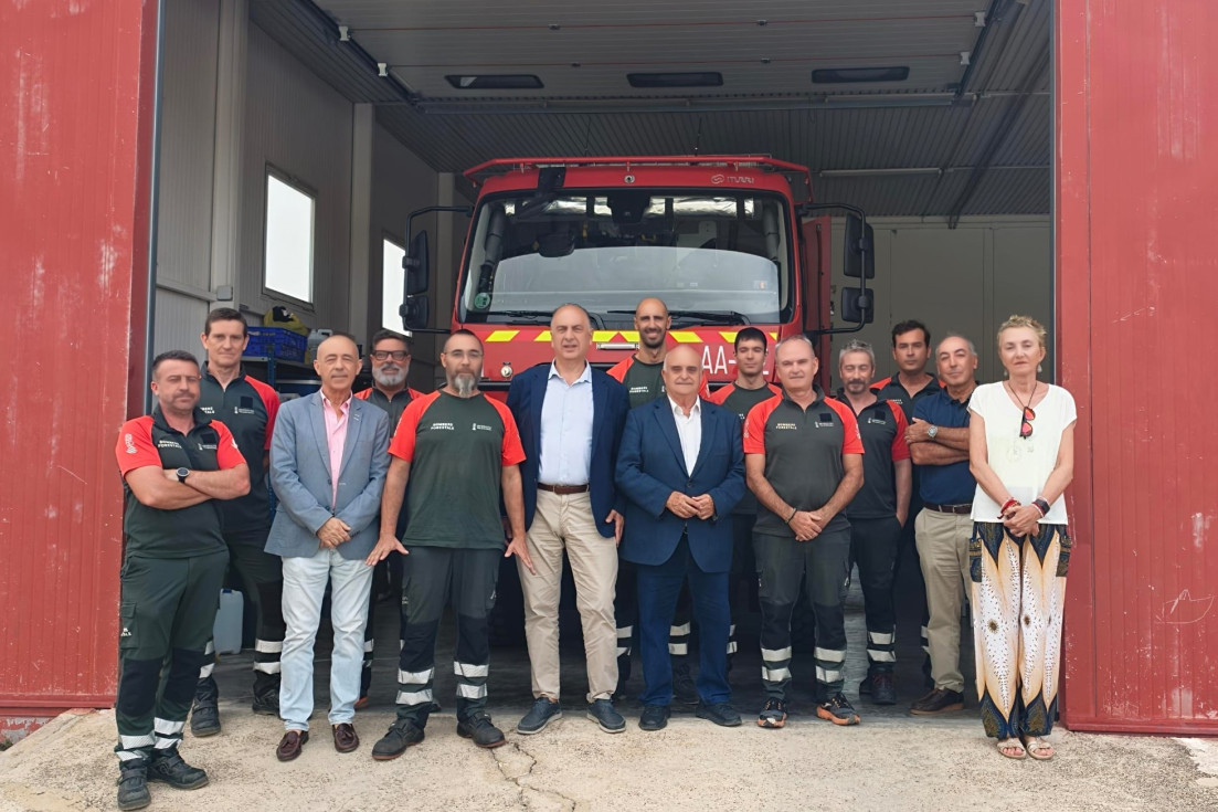 retén Bomberos Forestales Callosa d’en Sarrià visita conseller emergencias Interior Juan Carlos Valderrama agosto 2026