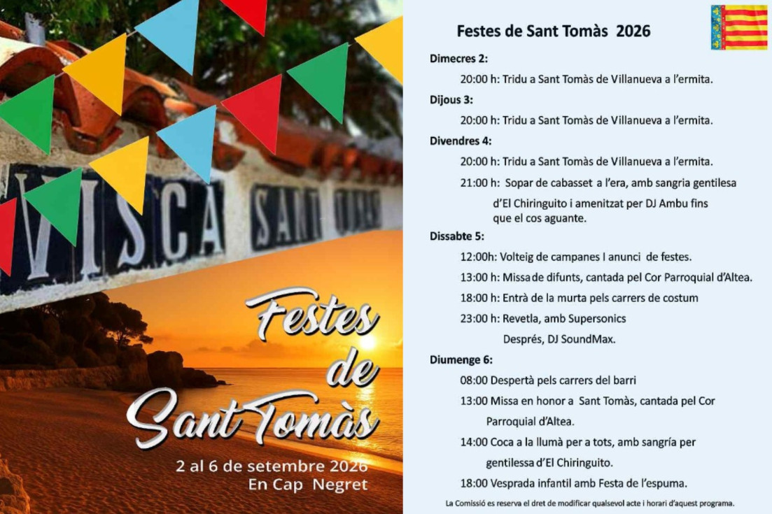 Festes Sant Tomàs Altea