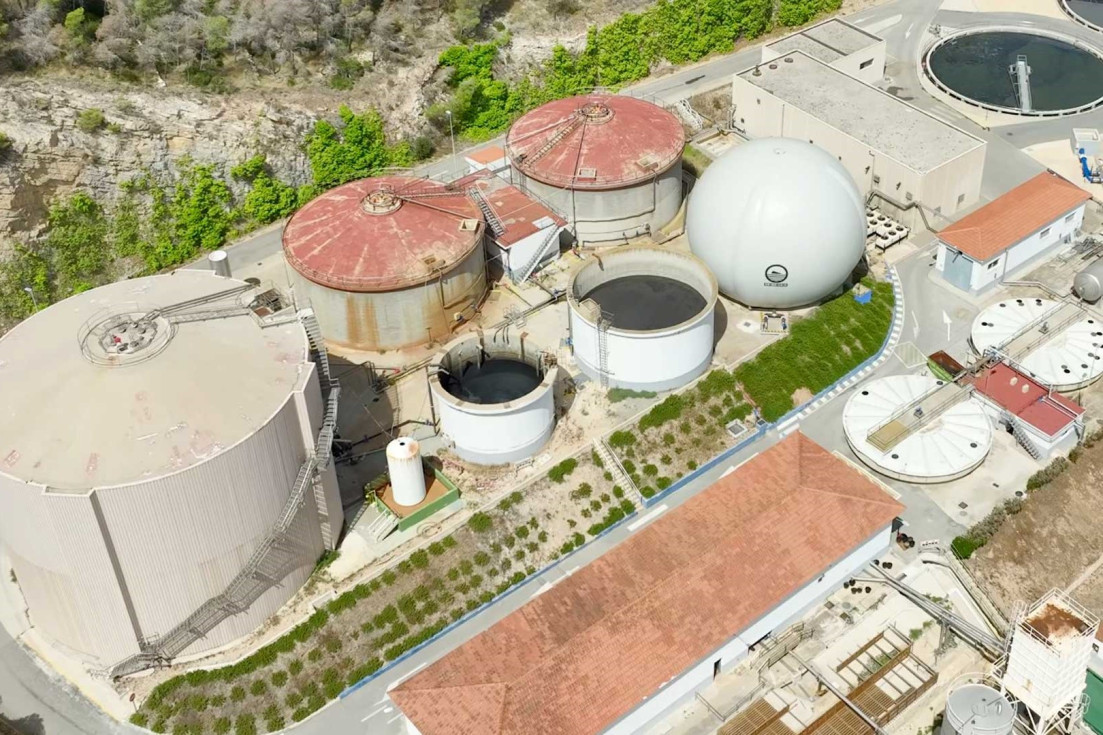 EDAR Benidorm aérea