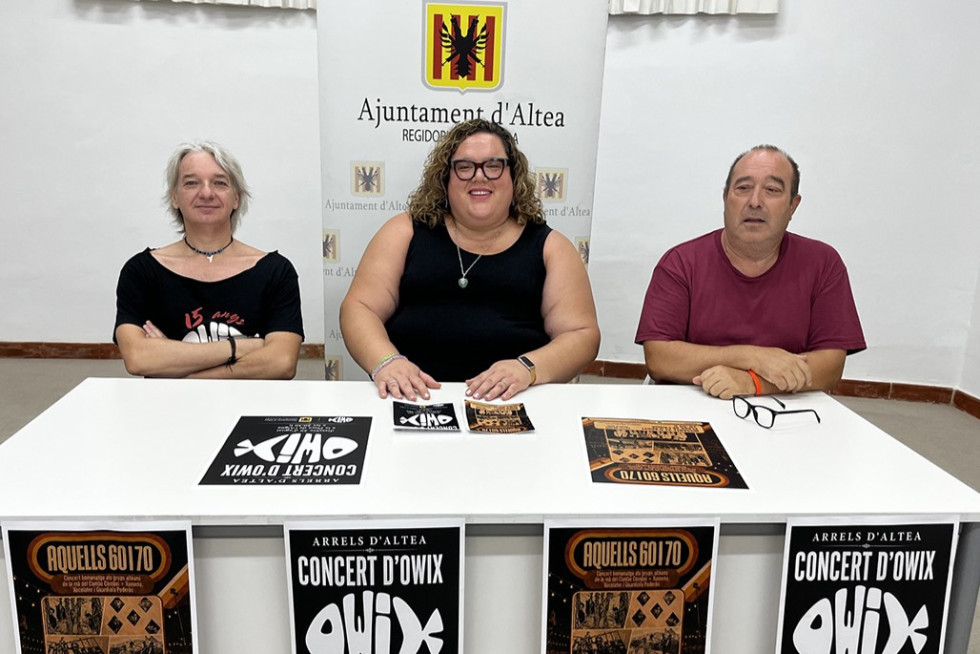 presentación concierto Arrels Altea homenaje músicos 60 70 Owix