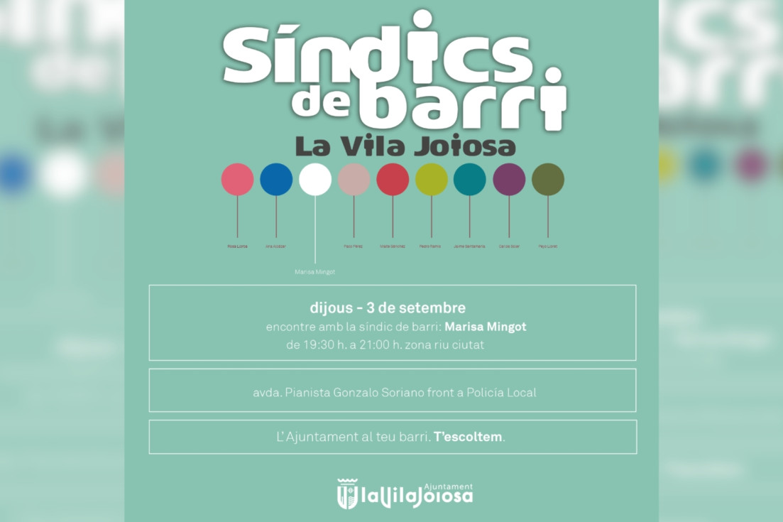 Marisa Mingot Villajoyosa Síndic Barri zona Río-ciudad
