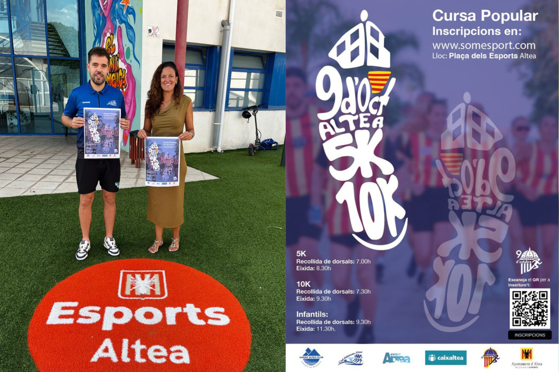 Altea abre las inscripciones para la 32 edición de la carrera popular ‘9 d’Octubre’