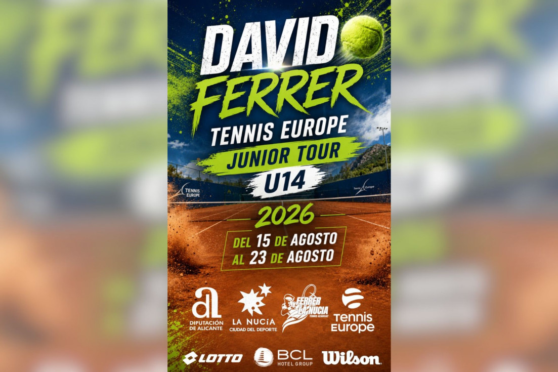 Cartel Tenis Torneo David Ferrer U14 2026
