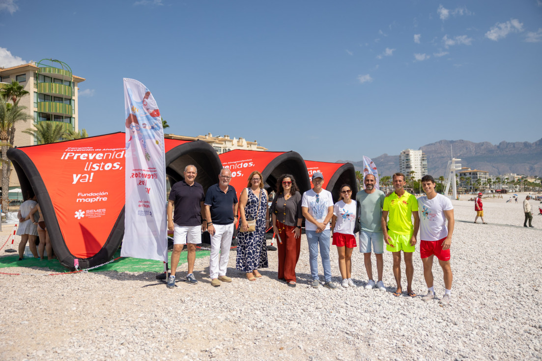 playa l’Albir campaña prevención ahogamientos Prevenidos listos ya mapfre