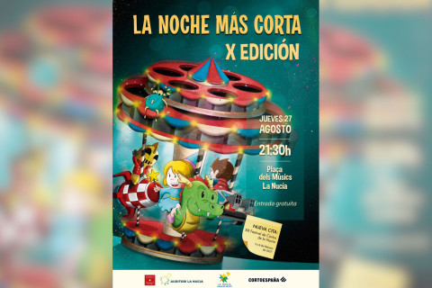 La Nuc&iacute;a cierra su Cine Familiar Estival con siete cortometrajes internacionales en &lsquo;La Noche M&aacute;s Corta&rsquo;