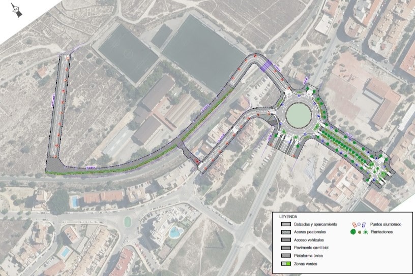plano accesos Marcos Zaragoza villajoyosa