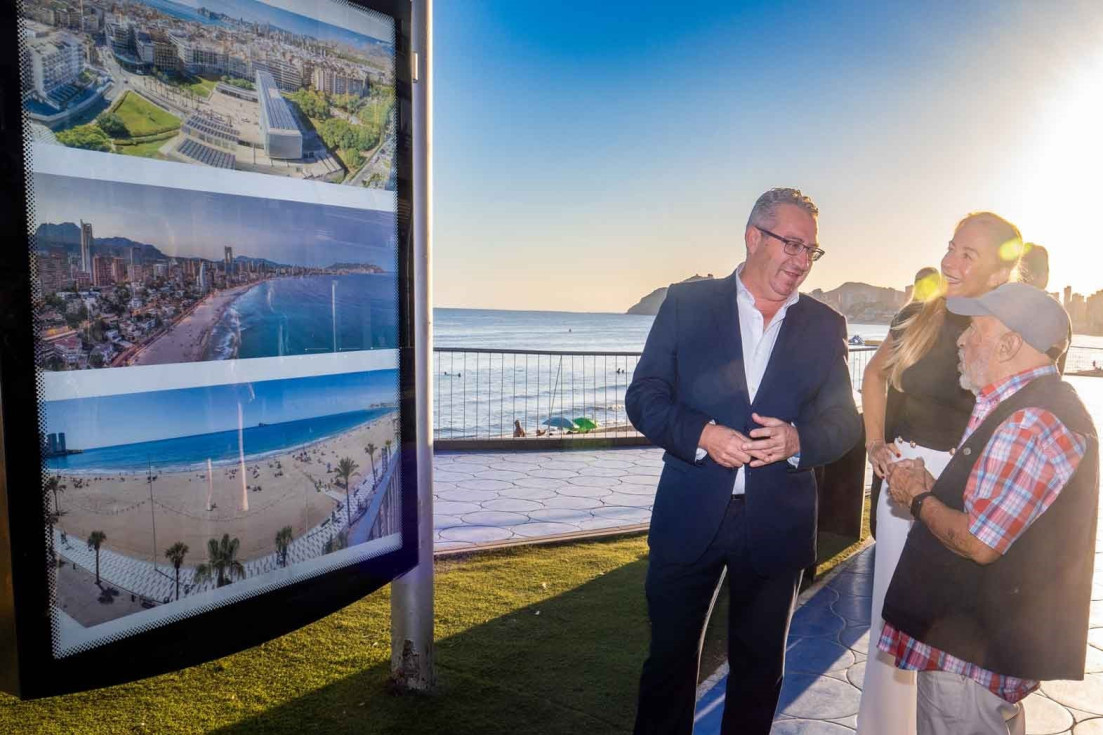 José Palanca exposición fotográfica aire libre Benidorm, tierra de luz