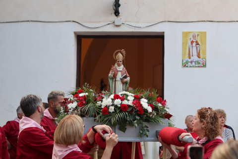 Sant Tomàs en la ermita de Orxeta que lleva su nombre.