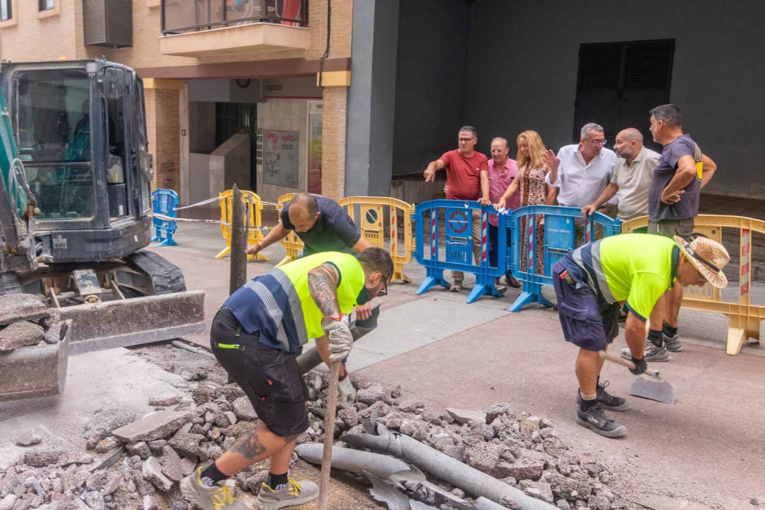 benidorm obras calle rioja toni pérez