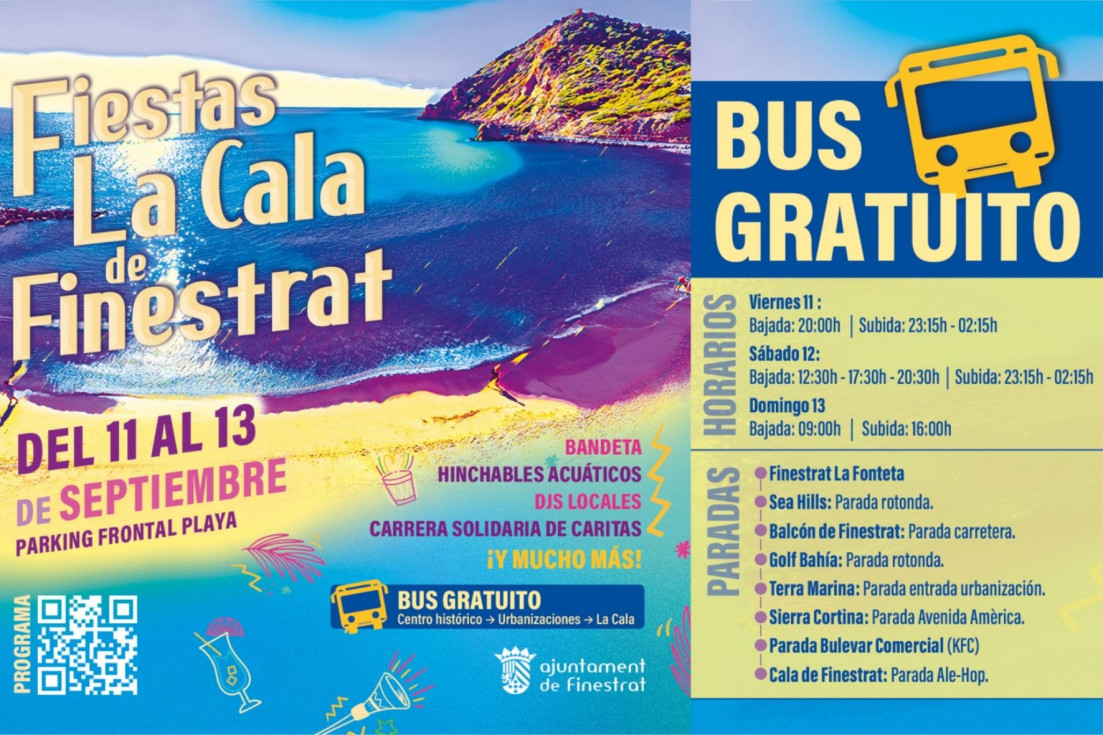 Fiestas La Cala Finestrat 2026 Cartel