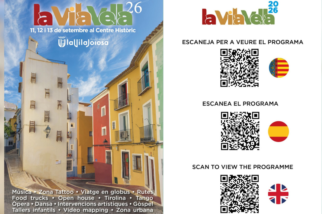 QR Programa Cartel oficial La Vila Vella 2026