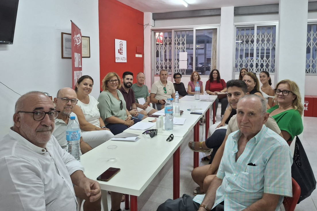 El PSPV-PSOE de la Marina Baixa marca en Altea su hoja de ruta hacia las elecciones de 2027