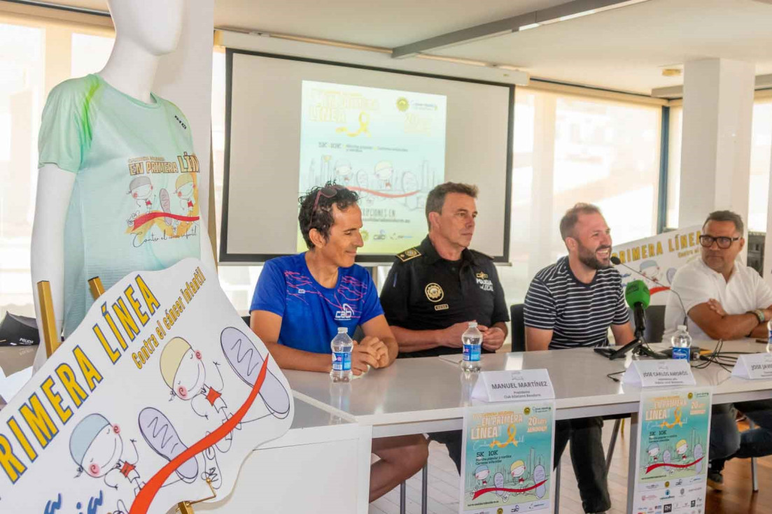 presentación IV carrera solidaria En primera línea Benidorm Aspanion