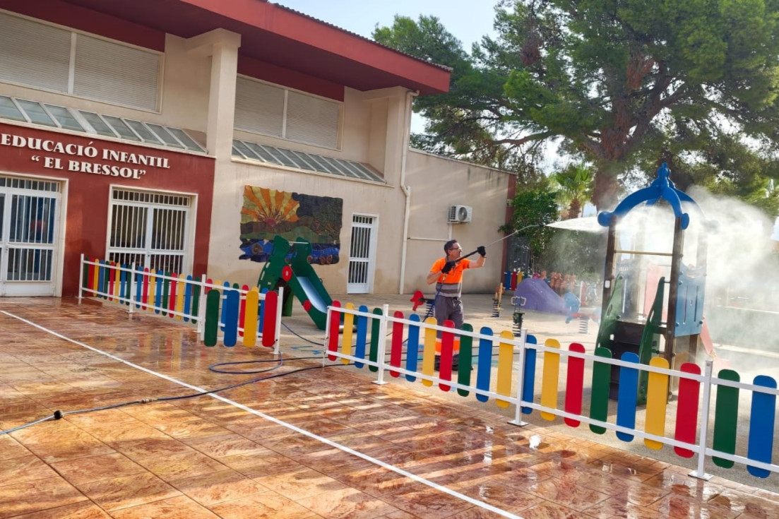 mantenimiento centros educativos la nucía agosto 2026 escuela infantil el bressol