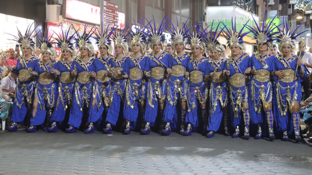 escuadra entrada moros y cristianos benidorm 2025