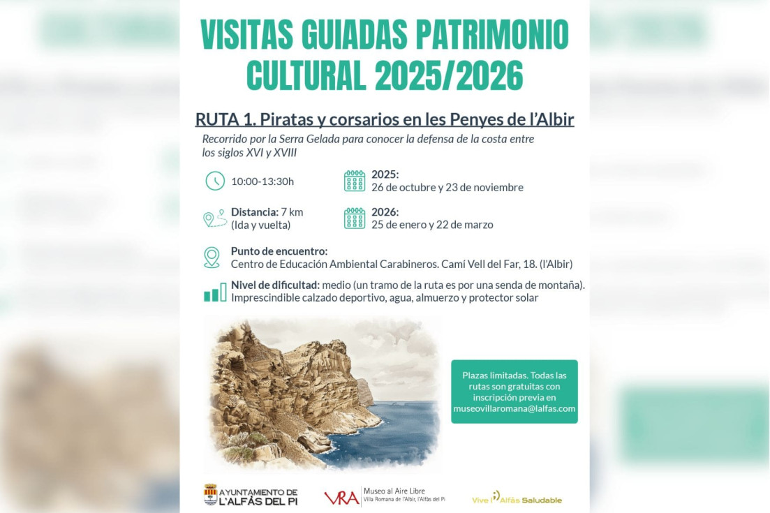 visitas guiadas ruta piratas corsarios cartel