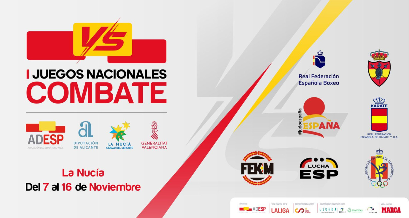 La Nucía cartel Juegos Nacionales Combate 2025