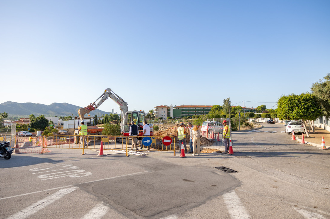 Obras calle rosa de los vientos l'Alfàs del Pi