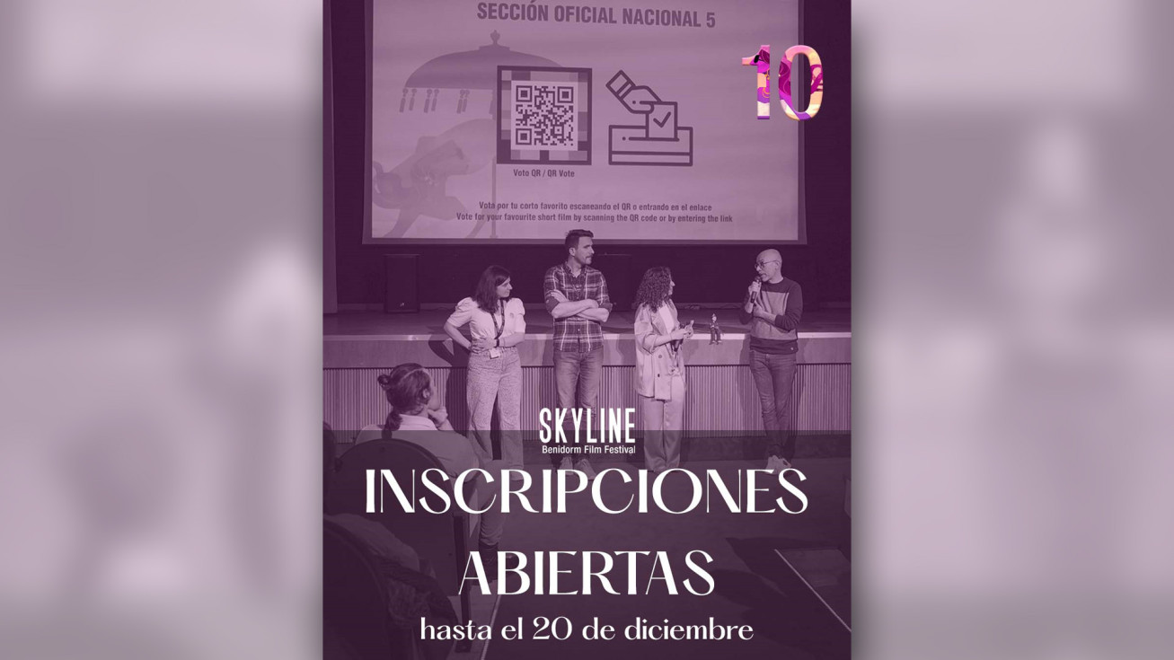 cartel apertura plazo 10 skyline benidorm film festival