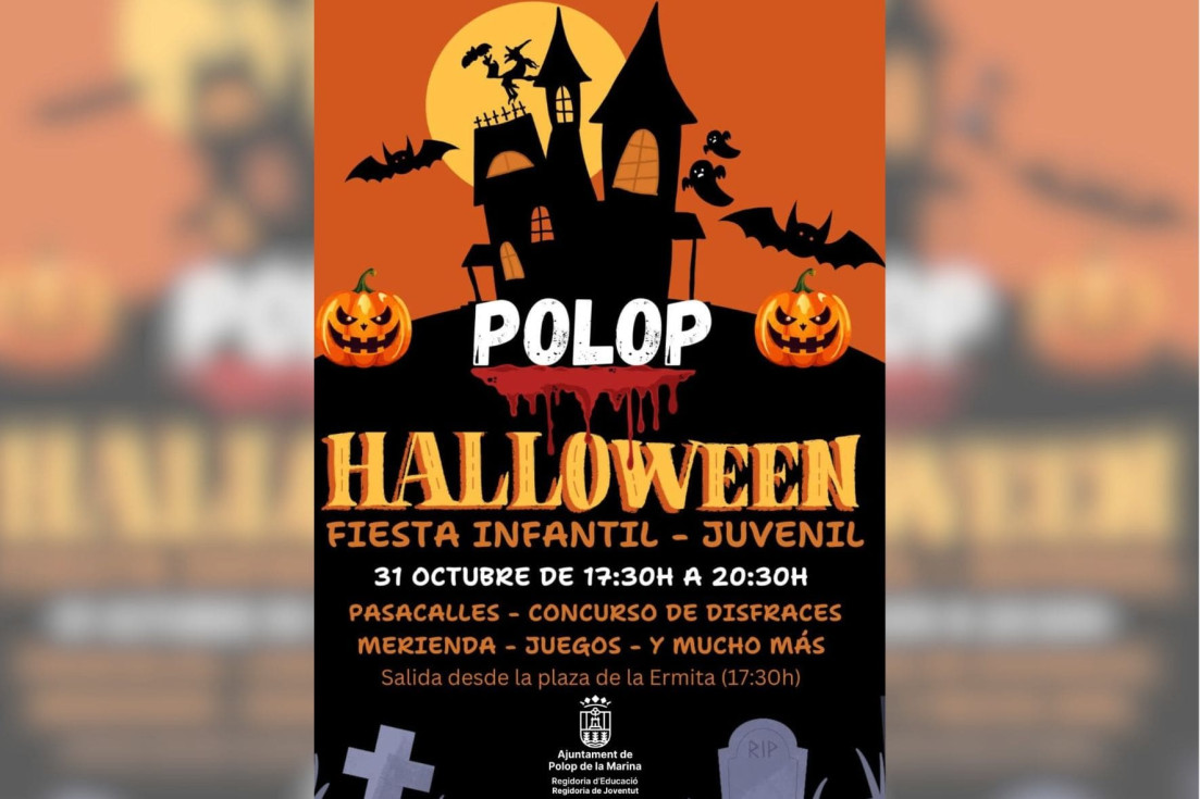 Cartel Halloween Polop 2025